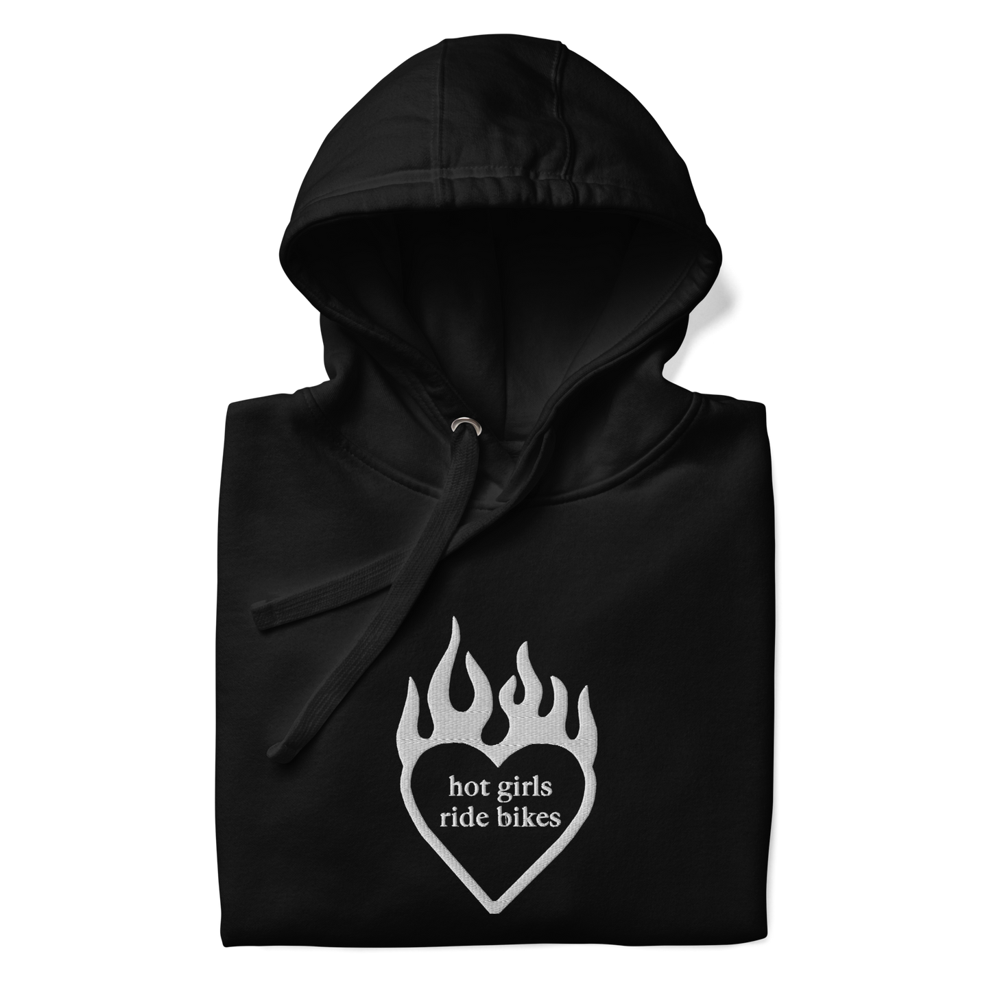 hot girls ride bikes hoodie [black]