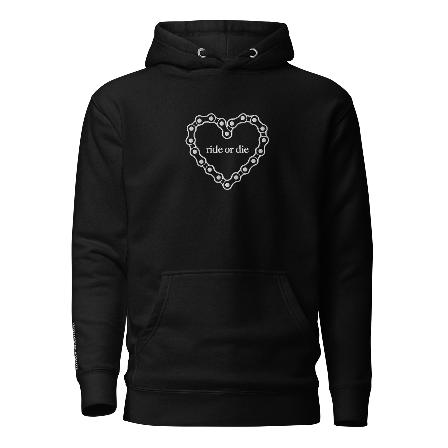 ride or die hoodie [black]