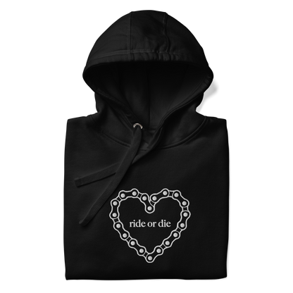 ride or die hoodie [black]