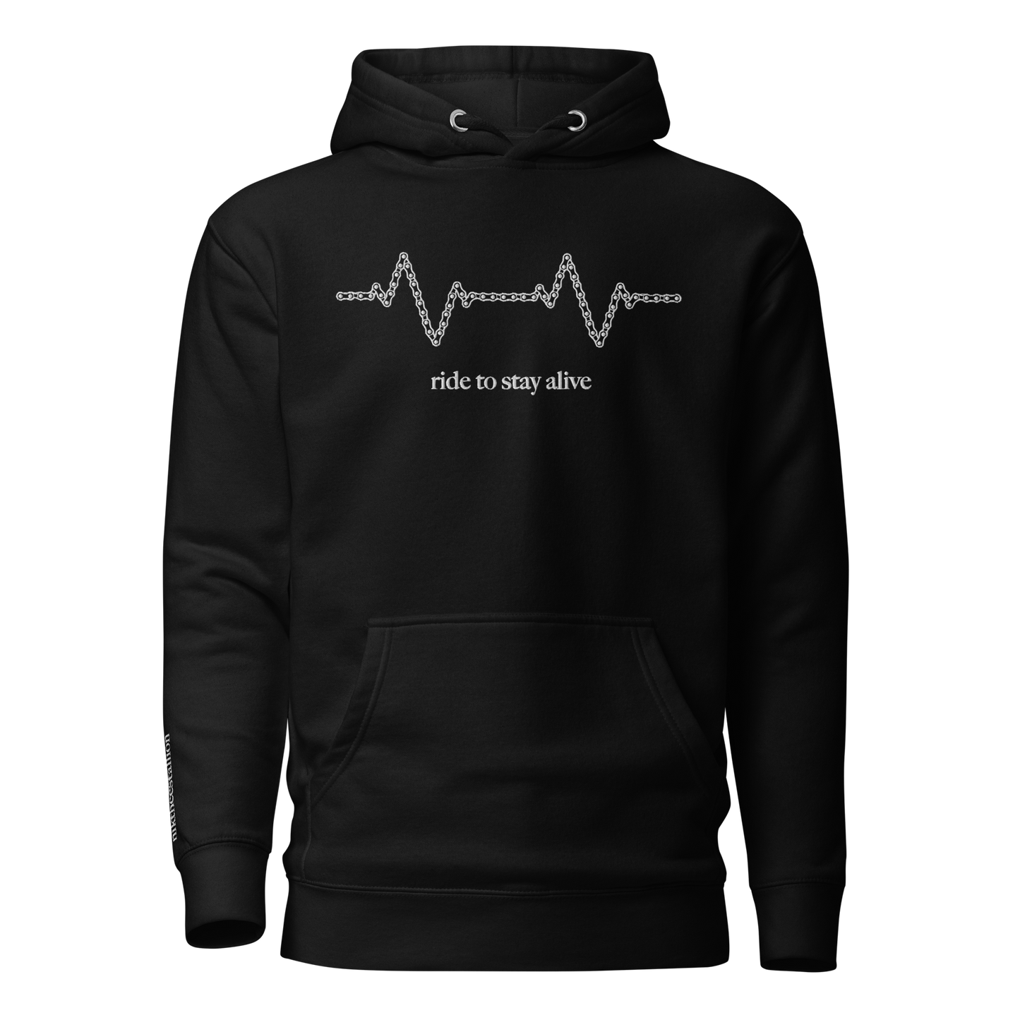 stayin alive hoodie [black]