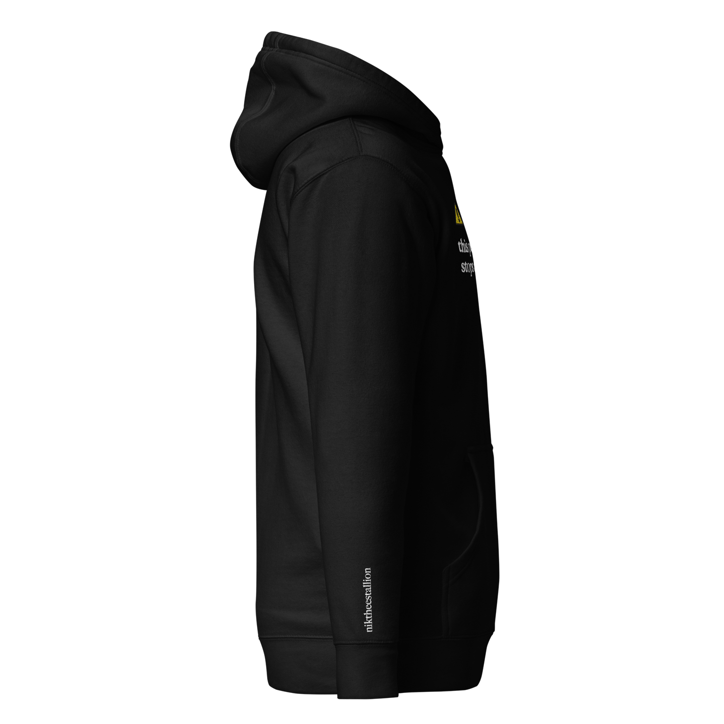 milf hunter hoodie [black]