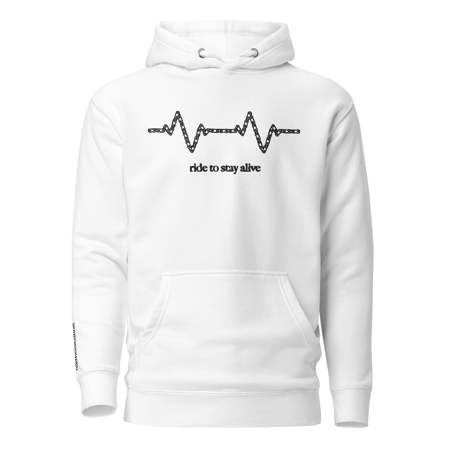 stayin alive hoodie [white]