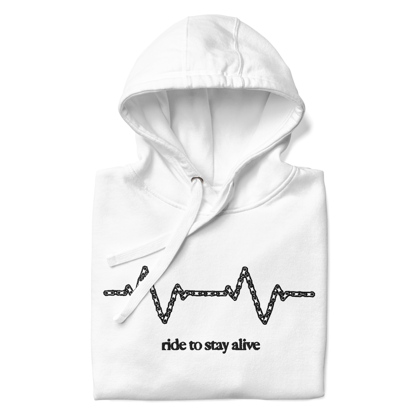 stayin alive hoodie [white]