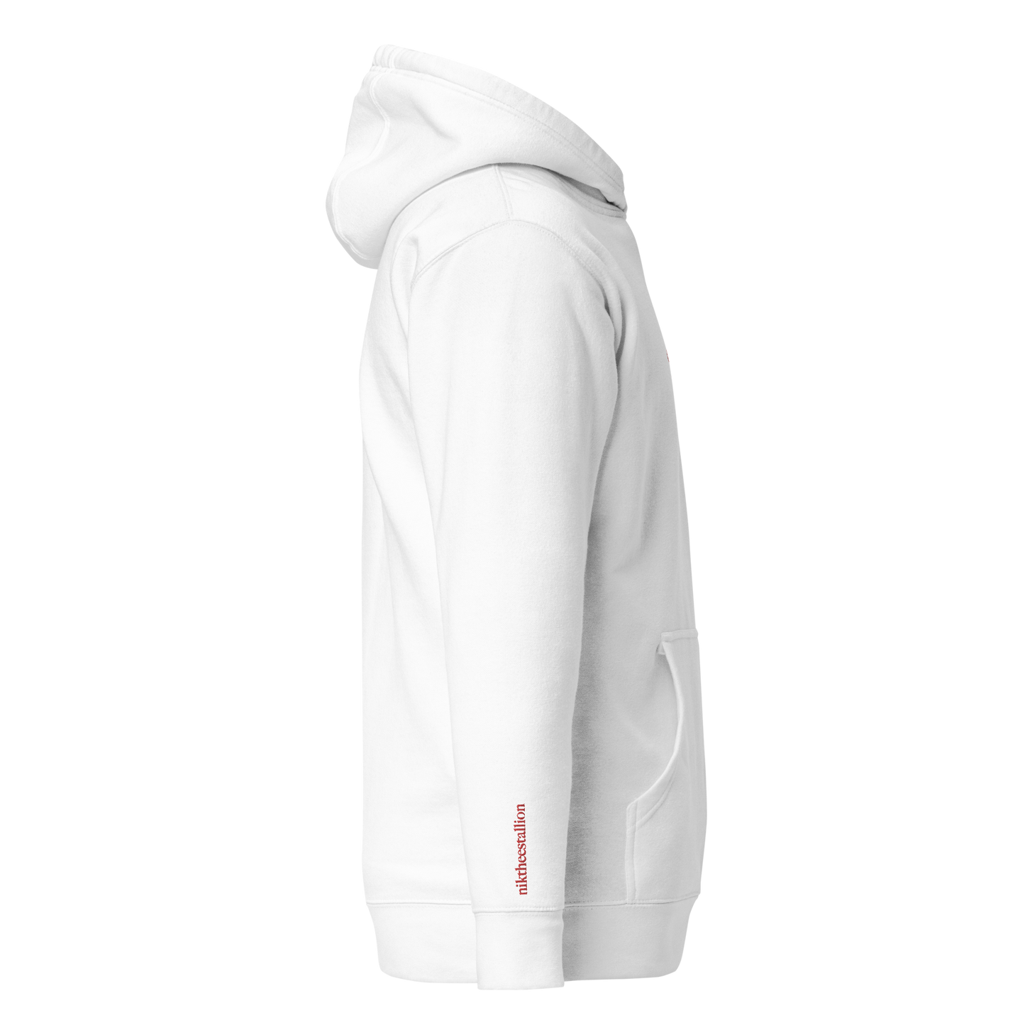 ride or die hoodie [white]