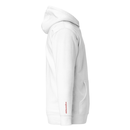 ride or die hoodie [white]