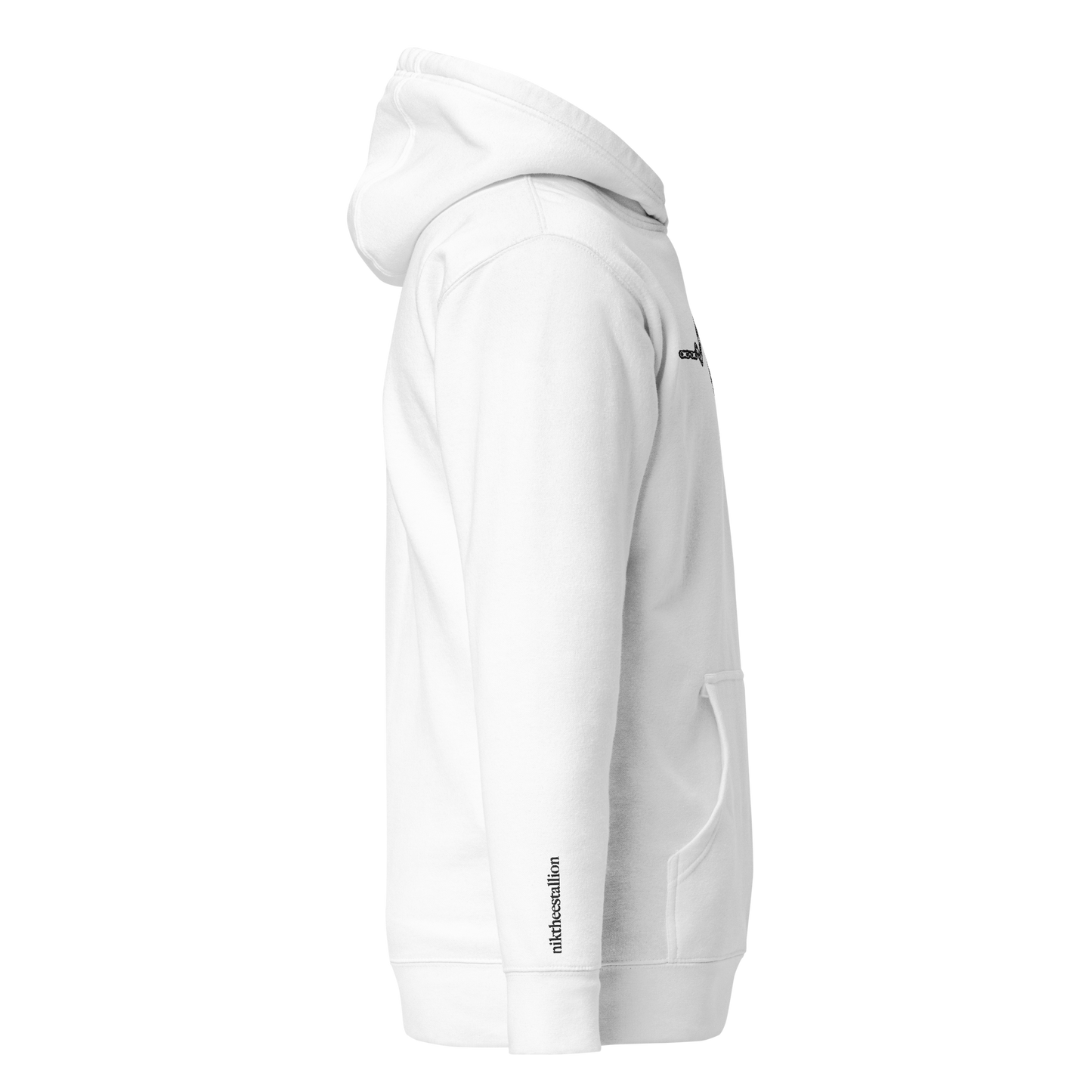 stayin alive hoodie [white]