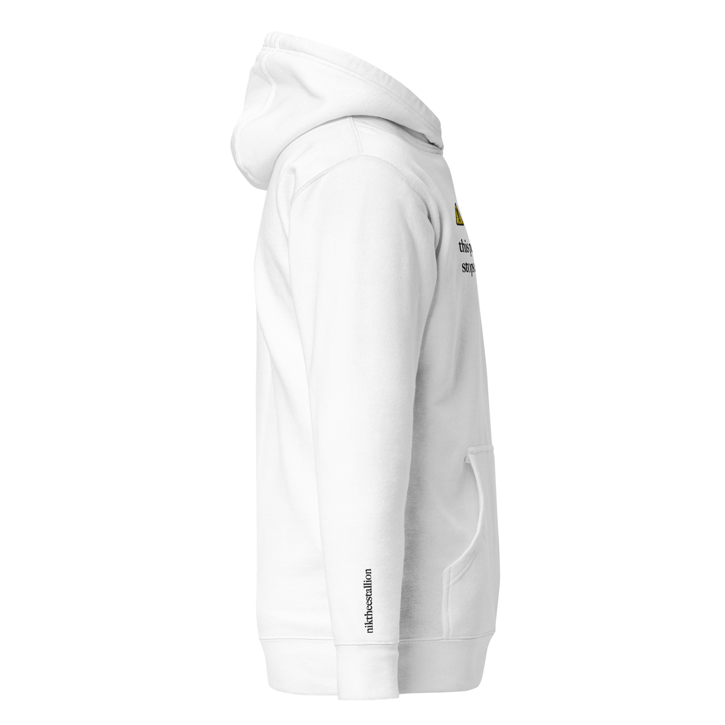 milf hunter hoodie [white]